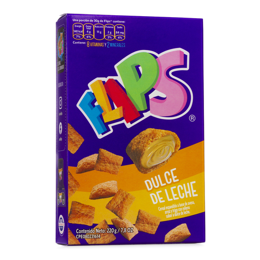 Flips 220gr Dulce de leche